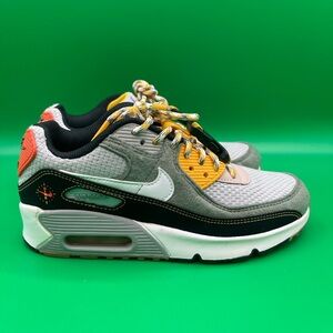 Nike Air Max 90 Buckle Spiral Sage Boys Shoes